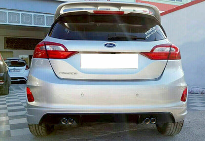FORD FIESTA MK8 VIII 2017+ UNDER BUMPER ST DESIGN ABS DIFFUSER QUATTRO 0032