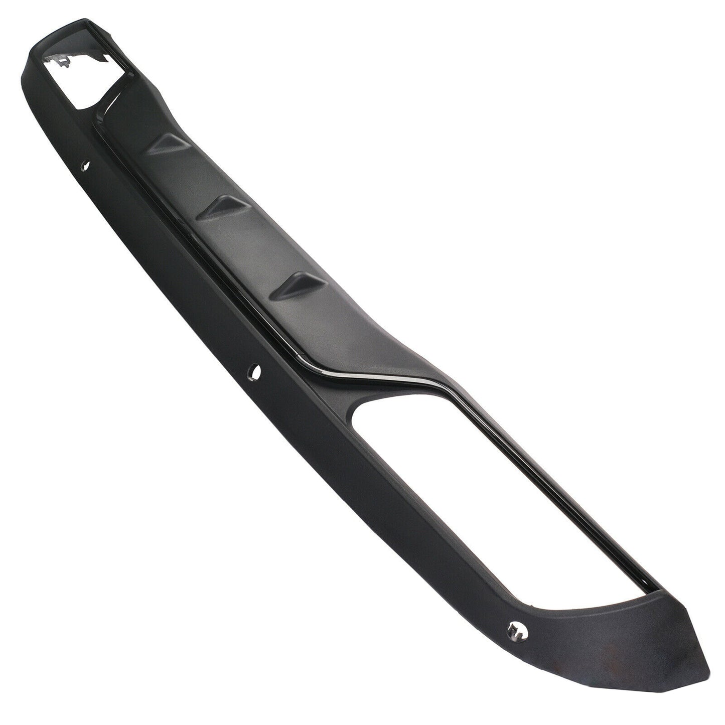 MERCEDES C W205 S205 2014-2018 REAR DIFFUSER ABS TIPPER STAINLESS STEEL AMG BLACK