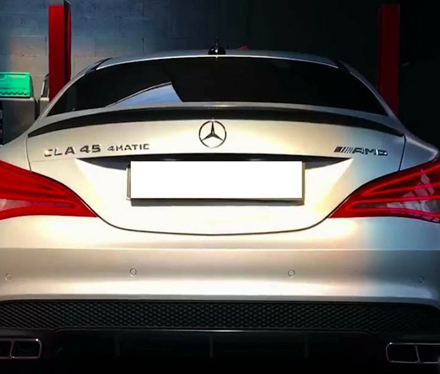 MERCEDES CLA W117 2013-2018 AMG GLOSS BLACK REAR HOOD SPOILER