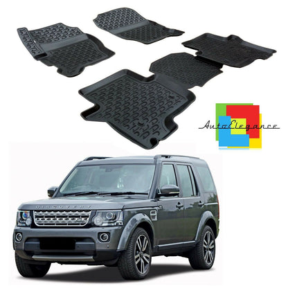 CUSTOM RUBBER CAR INTERIOR MATS SET LAND ROVER DISCOVERY 4 0032