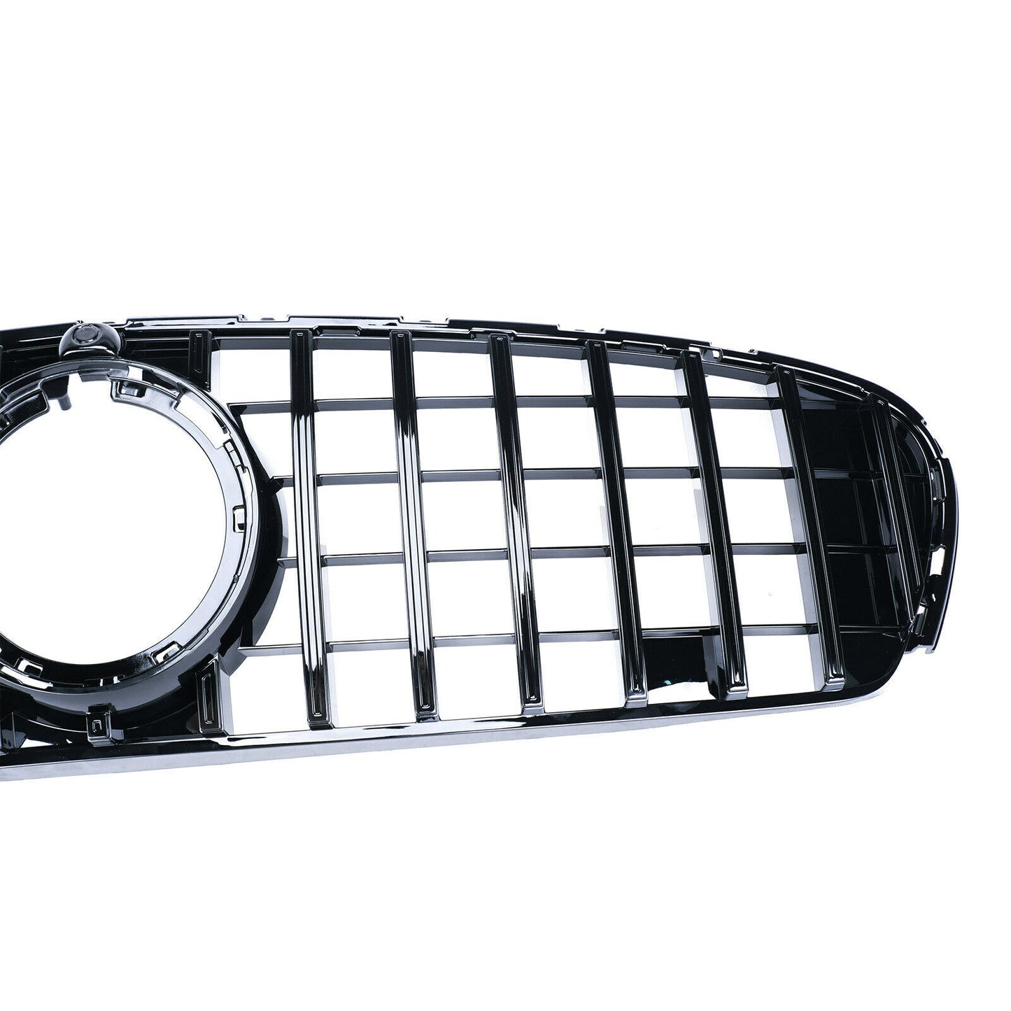 GRIGLIA ANTERIORE MERCEDES GLC C253 X253 2019+ FACELIFT PROFILI NERI PANAMERICA