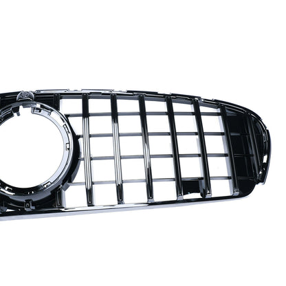 GRIGLIA ANTERIORE MERCEDES GLC C253 X253 2019+ FACELIFT PROFILI NERI PANAMERICA