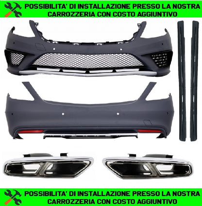 BODY-KIT + TERMINALI MERCEDES CLASSE S W222 S63 DESIGN 2013-2017 AUTOELEGANCERICAMBI