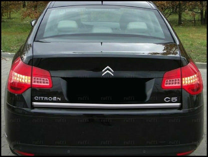 CROMATURA BAGAGLIAIO CITROEN C5 MK3 2008+ ACCIAIO INOX ADESIVO 0032 AUTOELEGANCERICAMBI