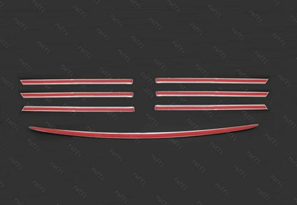 CROMATURA GRIGLIA FRONTALE 7PZ MERCEDES SPRINTER W901 01-03 INOX ADESIVO 0032 AUTOELEGANCERICAMBI
