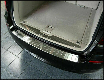 CROMATURA PROTEZIONE PARAURTI POSTERIORE BMW 5 F11 2009-2017 INOX ADESIVO 0032 AUTOELEGANCERICAMBI
