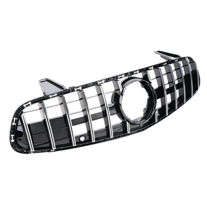 MERCEDES SL R231 DAL 2017+ GRIGLIA ANTERIORE PROFILI SATINATI ABS