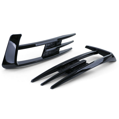 VW GOLF 7 2012-2016 PAIR OF FRONT BUMPER MOULDS SPORTS LOOK 3M FLAPS