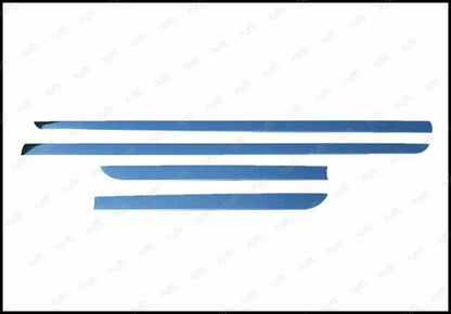 CROMATURA FASCE LATERALI PORTIERE NISSAN PULSAR C13 ACCIAIO INOX ADESIVO 0032 AUTOELEGANCERICAMBI