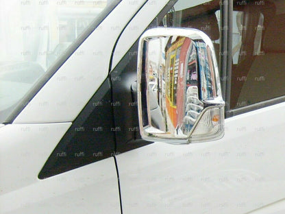 CROMATURA SPECCHIETTI LATERALI MERCEDES SPRINTER W906 06-18 INOX ADESIVO 0032 AUTOELEGANCERICAMBI