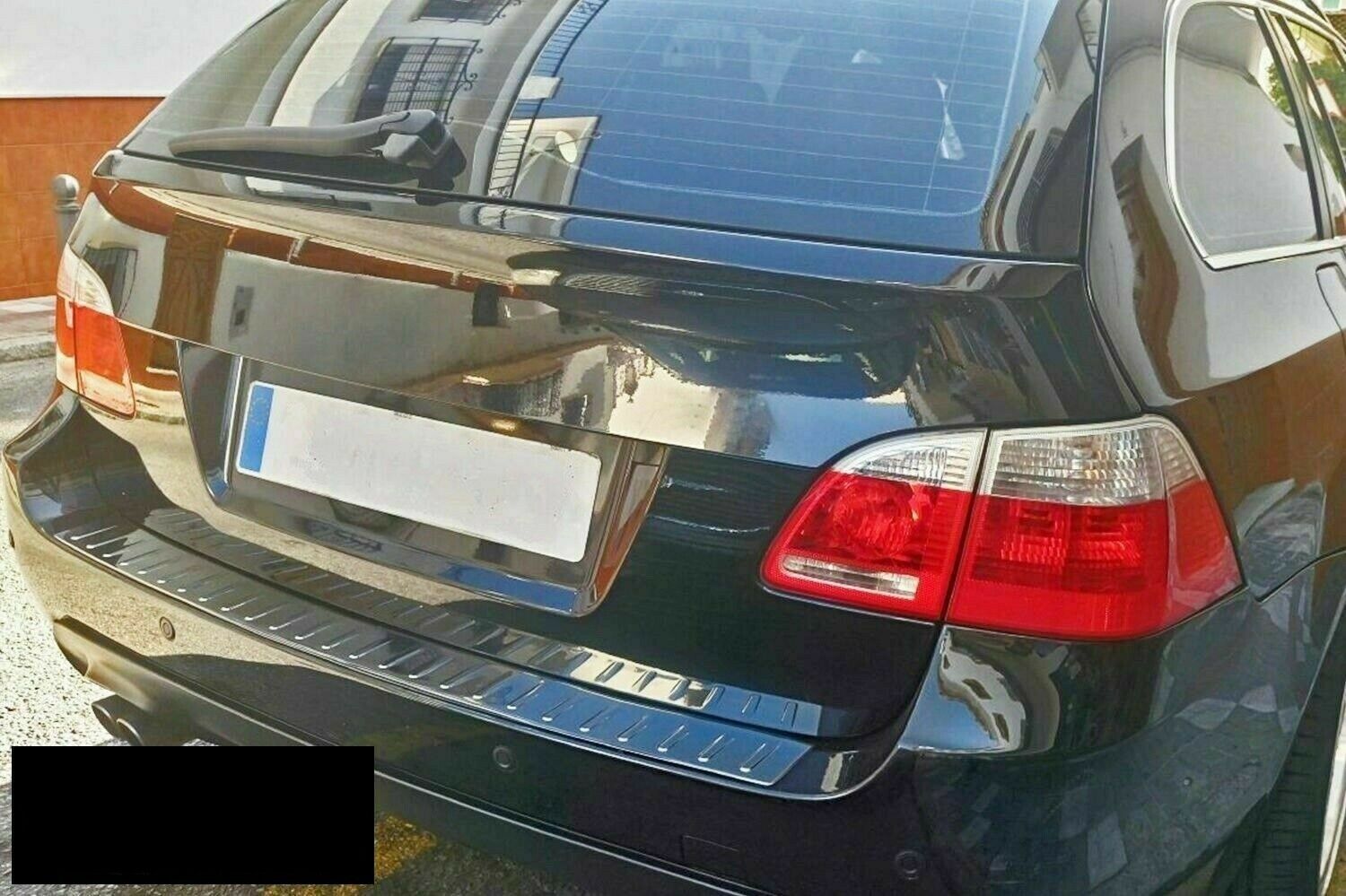 CROMATURA PROTEZIONE PARAURTI POSTERIORE BMW 5 E61 2003-2010 INOX ADESIVO 0032 AUTOELEGANCERICAMBI