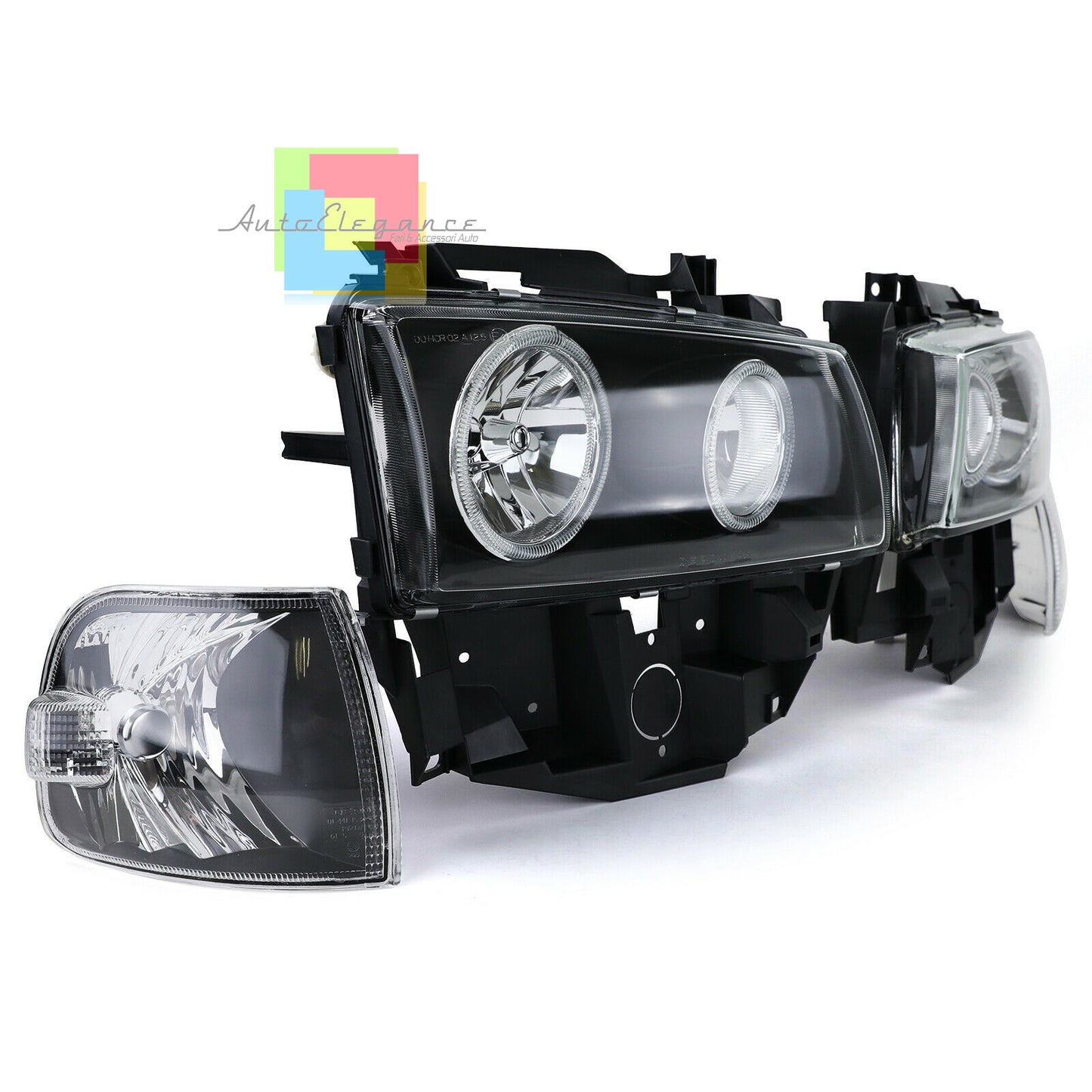VW TRANSPOSTER MULTIVAN T4 1996-2003 ANGEL EYES HEADLIGHTS