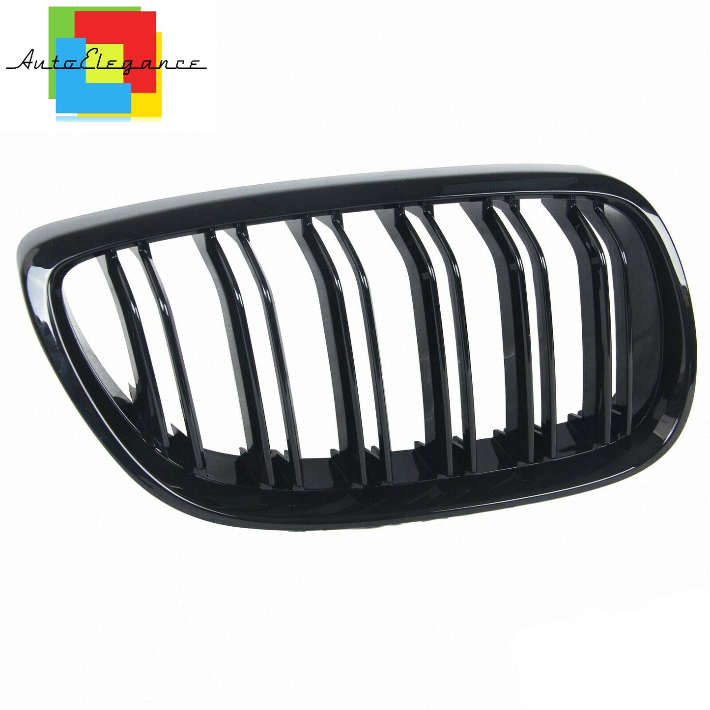 3 SERIES E92 E93 MUSTACHE GRILLE GLOSS BLACK LOOK M DOUBLE KIDNEY NEWS