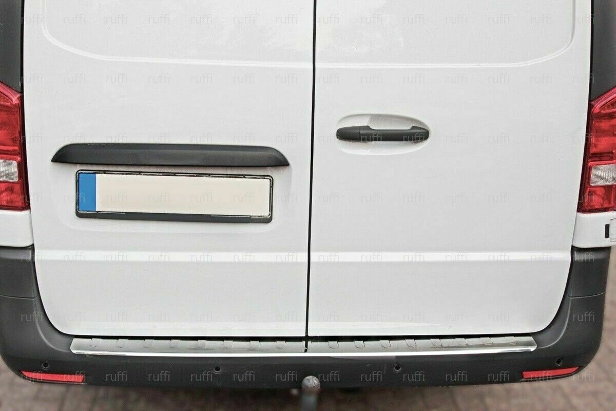 CROMATURA PROTEZIONE PARAURTI MERCEDES VITO W447 2014+ INOX ADESIVO 0032 AUTOELEGANCERICAMBI