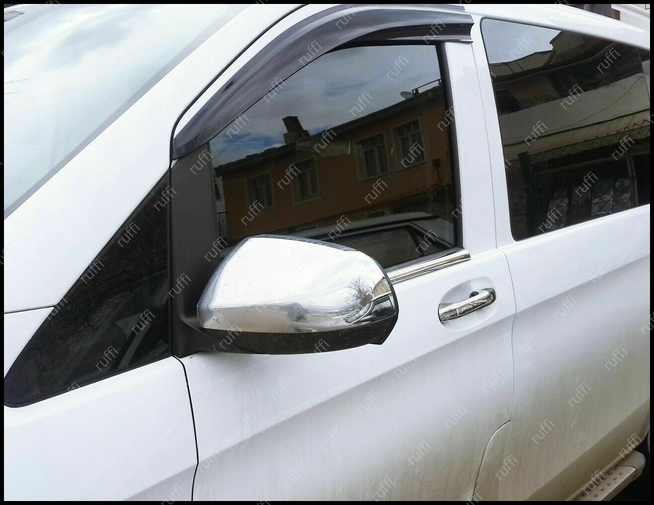 CROMATURA SPECCHIETTI LATERALI MERCEDES VITO W447 2014+ INOX ADESIVO 0032 AUTOELEGANCERICAMBI