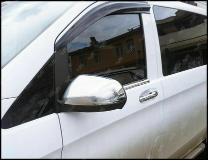 CROMATURA SPECCHIETTI LATERALI MERCEDES VITO W447 2014+ INOX ADESIVO 0032 AUTOELEGANCERICAMBI