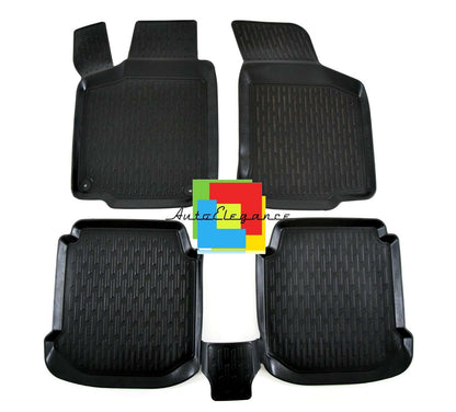 SET OF CUSTOM RUBBER CAR INTERIOR MATS SEAT Leon 1998-2005 0032