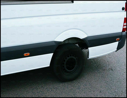 CROMATURA CONTORNO FRECCE 6PZ MERCEDES SPRINTER W906 2006-2018 INOX ADESIVO 0032 AUTOELEGANCERICAMBI