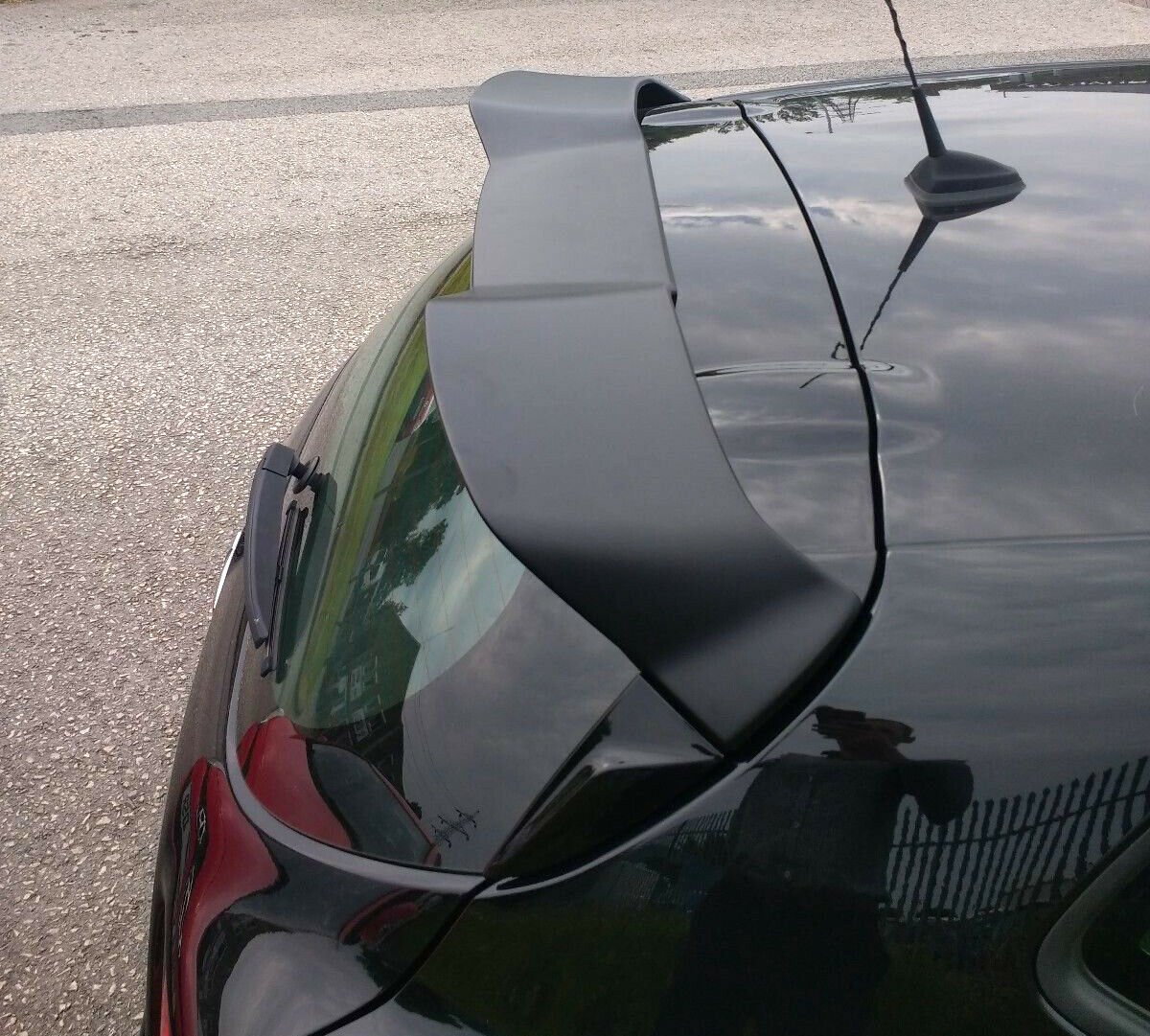ALETTONE RENAULT CLIO 4 IV STANDARD 2012-2018 SPOILER TETTO NERO LUCIDO AUTOELEGANCERICAMBI