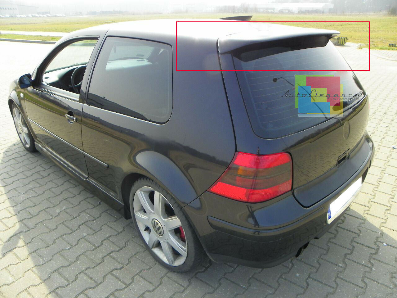 SPOILER POSTERIORE SUL TETTO ALETTONE LOOK R32 - VW GOLF 4 IV 1997 AL 2005