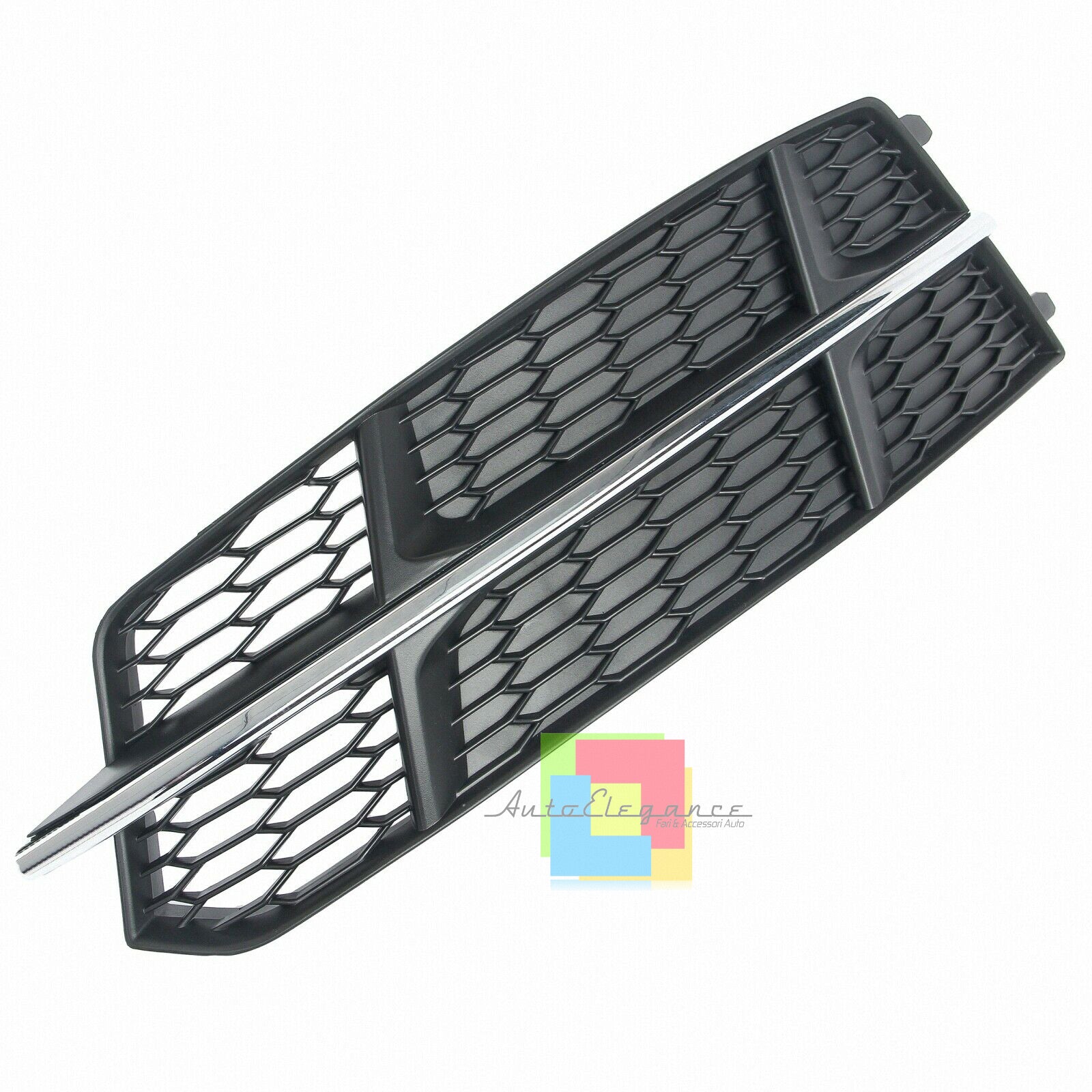 AUDI A6 4G C7 2015-2019 SLINE GRIGLIE FENDINEBBIA NIDO D'APE PROFILO SATINATO AUTOELEGANCERICAMBI