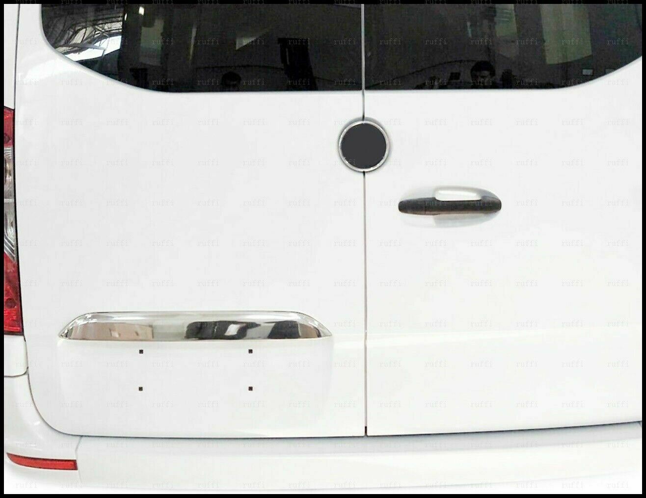 CROMATURA BAGAGLIAIO MERCEDES SPRINTER W907 2018+ ACCIAIO INOX ADESIVO 0032 AUTOELEGANCERICAMBI