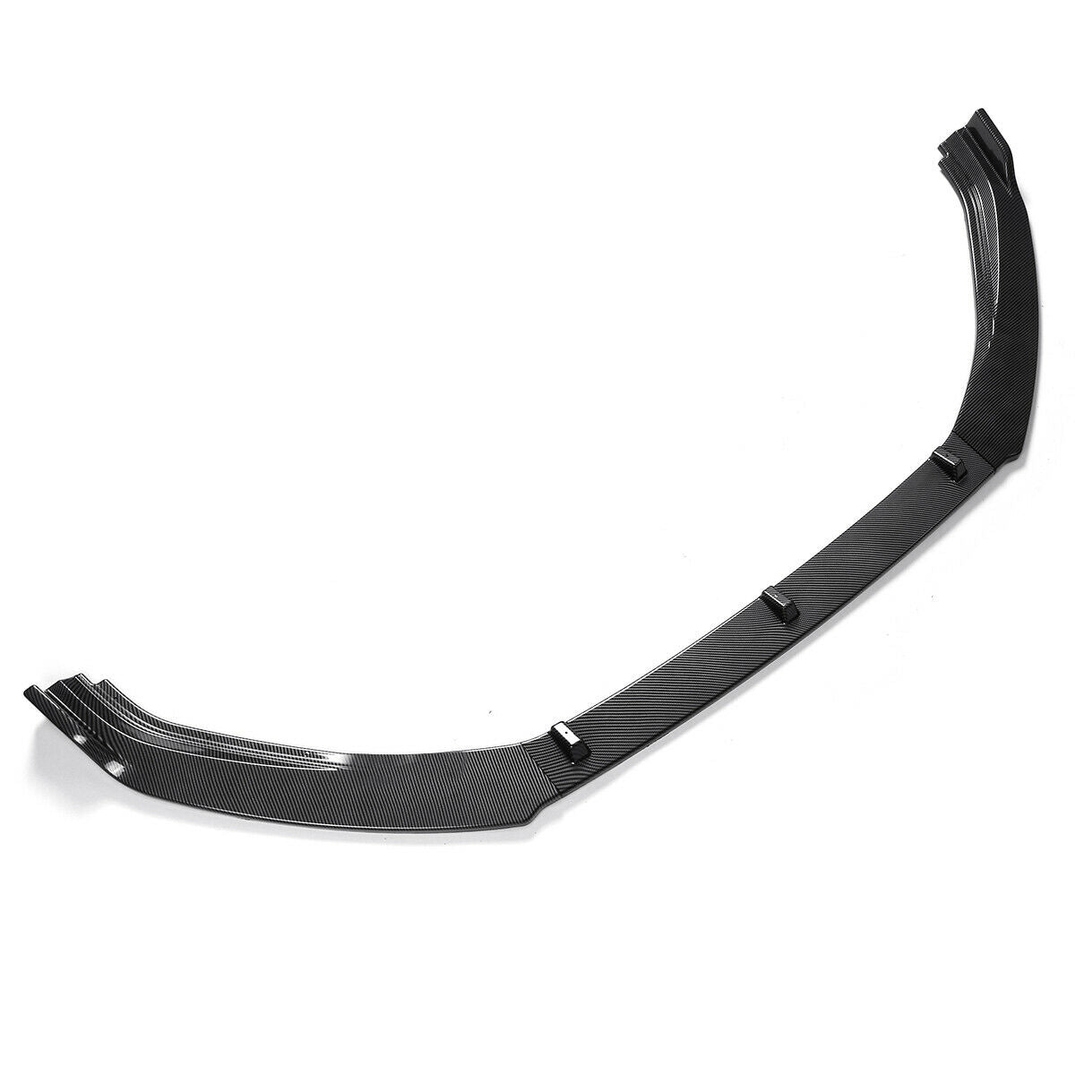VW GOLF 7 7.5 VII LAMA SOTTO PARAURTI ANTERIORE IN ABS LOOK SPLITTER CARBON LOOK
