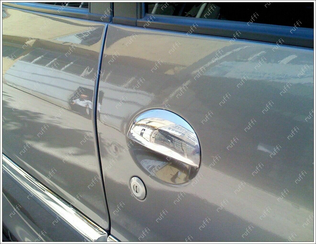 CROMATURA MANIGLIE 2 PORTE CITROEN C1 MK1 2005-2014 ACCIAIO INOX ADESIVO 0032 AUTOELEGANCERICAMBI