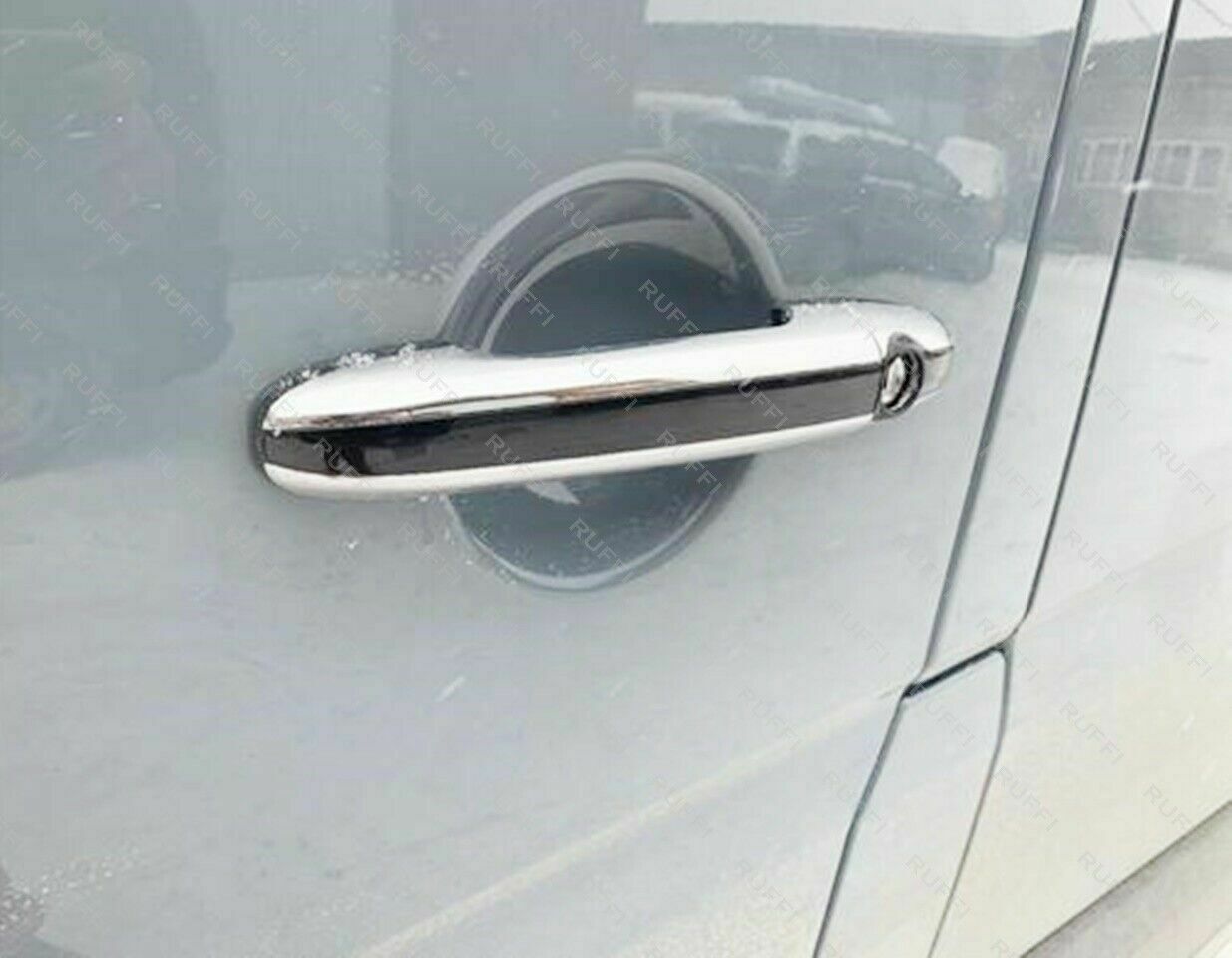 CROMATURA MANIGLIE 2 PORTE MERCEDES SPRINTER W906 2006-2018 INOX ADESIVO 0032 AUTOELEGANCERICAMBI