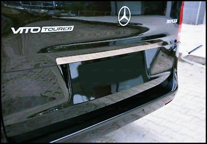 CROMATURA BAGAGLIAIO POSTERIORE SOPRA MERCEDES VITO W447 2014+ INOX ADESIVO 0032 AUTOELEGANCERICAMBI
