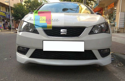 SEAT IBIZA 6J 2012-2017 FRONT BUMPER SPOILER ABS LOOK FR