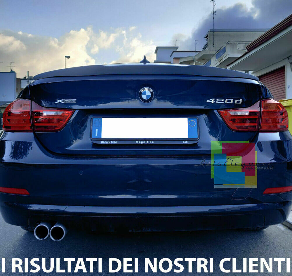 BMW SERIE 4 F36 GRAN COUPE SPOILER POSTERIORE COFANO M4 ABS/PLASTICA 0032 AUTOELEGANCERICAMBI