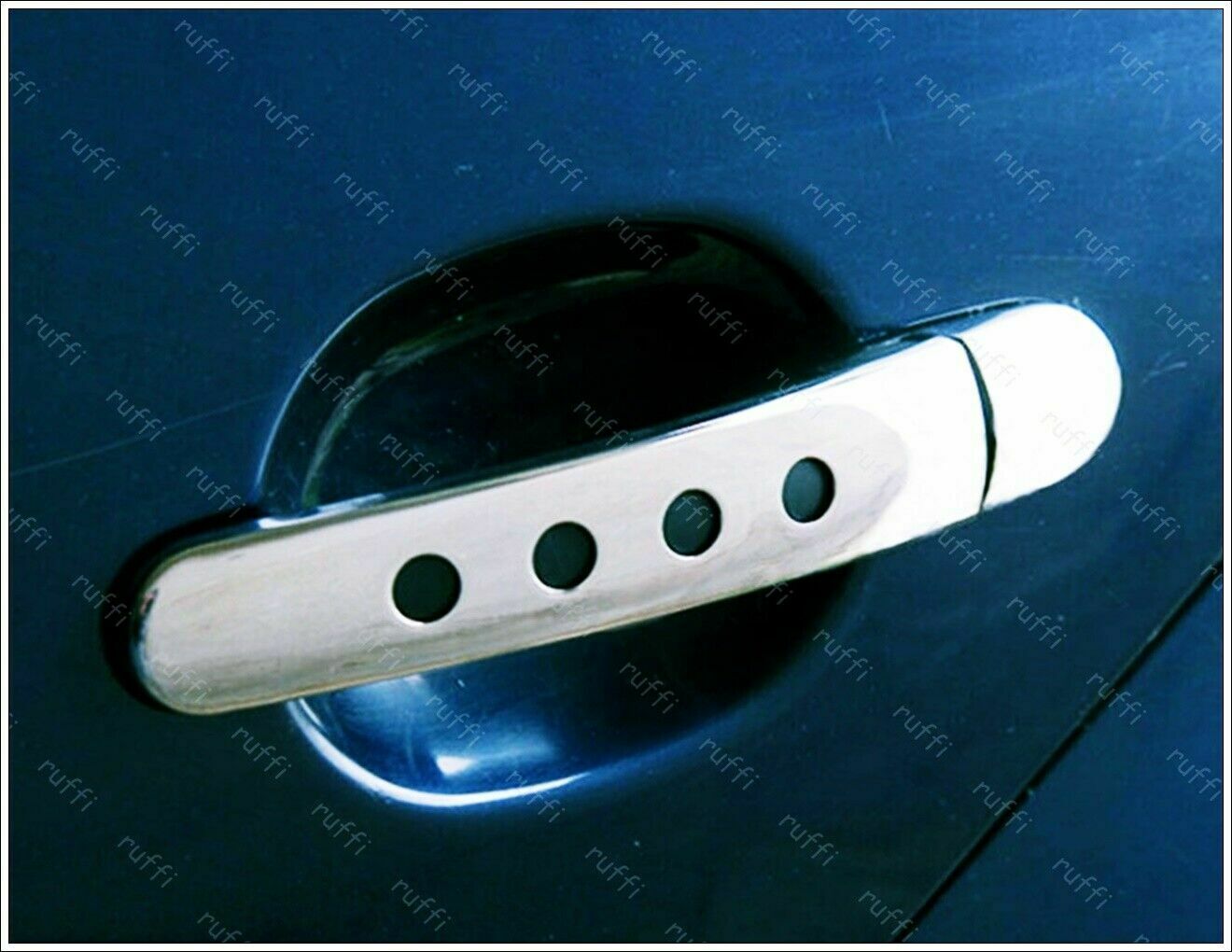 CROMATURA MANIGLIE PORTE AUDI TT/Roadster 1998-2014 ACCIAIO INOX ADESIVO 0032 AUTOELEGANCERICAMBI