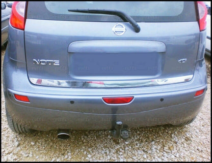 CROMATURA SOTTO BAGAGLIAIO NISSAN NOTE E11 2006-2013 ACCIAIO INOX ADESIVO 0032 AUTOELEGANCERICAMBI