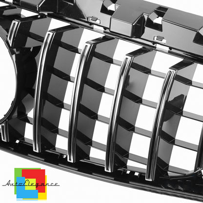 FRONT GRILLE CLA C117 A117 W117 GT LOOK CHROME NEWS