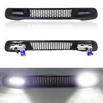 SMART FORTWO 451 2012+ HONEYCOMB LOWER GRILLE WITH 6000K LED DRL