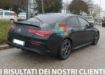 MERCEDES CLA COUPE W118 2018+ REAR BONNET SPOILER GLOSS BLACK ABS