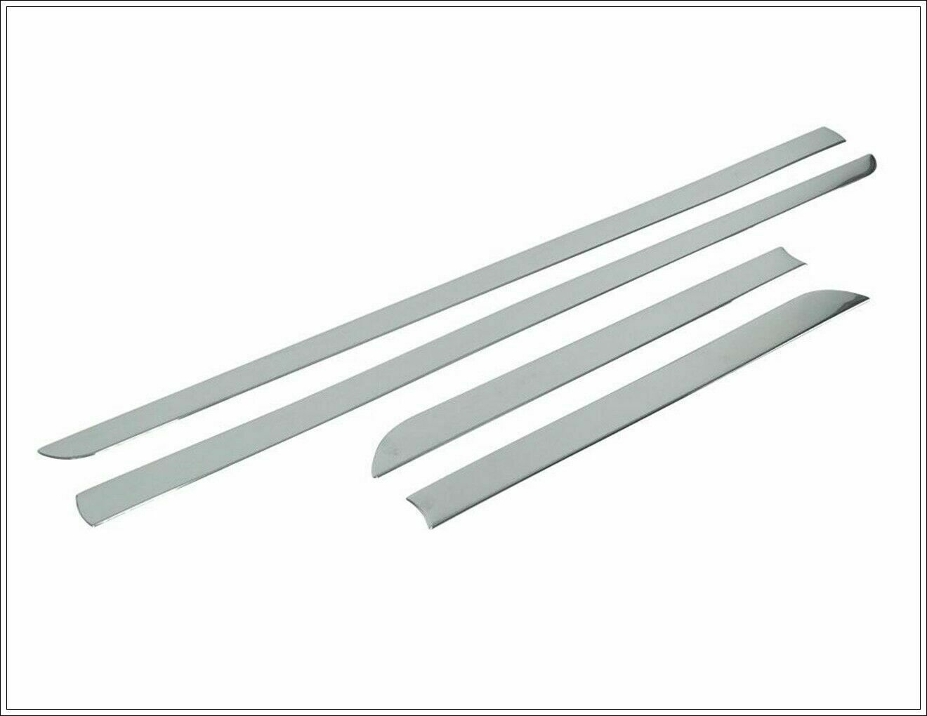 CROMATURA FASCE LATERALI PORTIERE AUDI Q5 8R 2008-2016 ACCIAIO INOX ADESIVO 0032 AUTOELEGANCERICAMBI