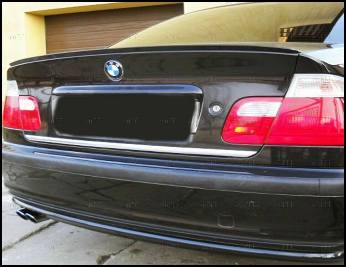 CROMATURA BAGAGLIAIO BMW 3ER E46 HB-SALOON 1998-2007 ACCIAIO INOX ADESIVO 0032 AUTOELEGANCERICAMBI