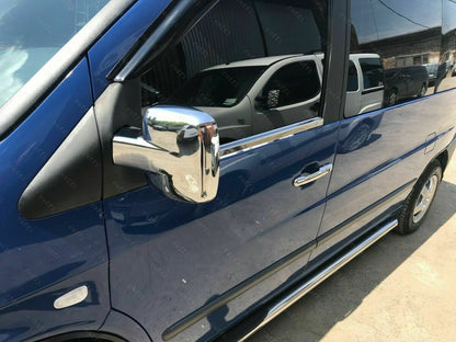 CROMATURA SPECCHIETTI LATERALI MERCEDES VITO W638 1996-2003 INOX ADESIVO 0032 AUTOELEGANCERICAMBI