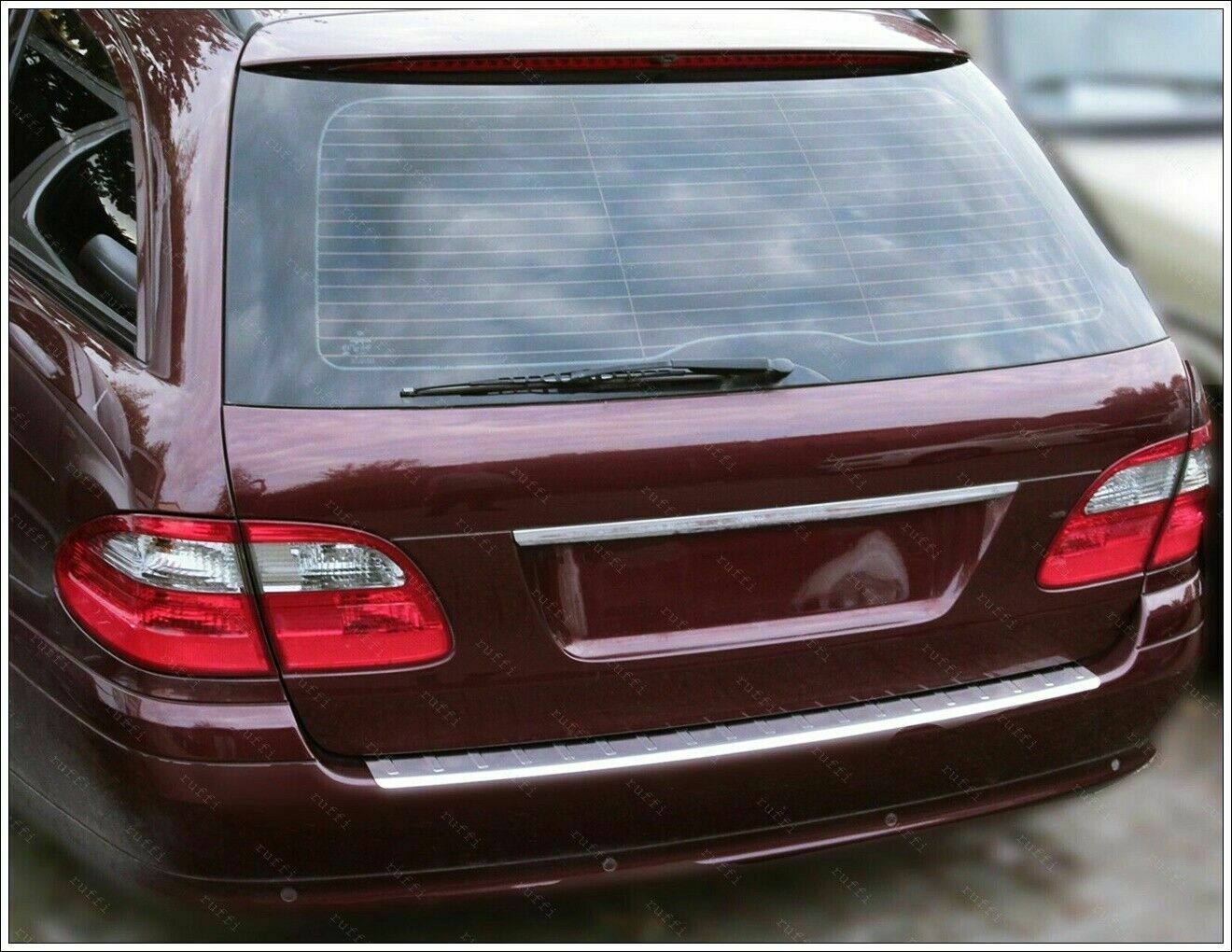 CROMATURA PROTEZIONE PARAURTI POST. MERCEDES E S211 W211 02-09 INOX ADESIVO 0032 AUTOELEGANCERICAMBI