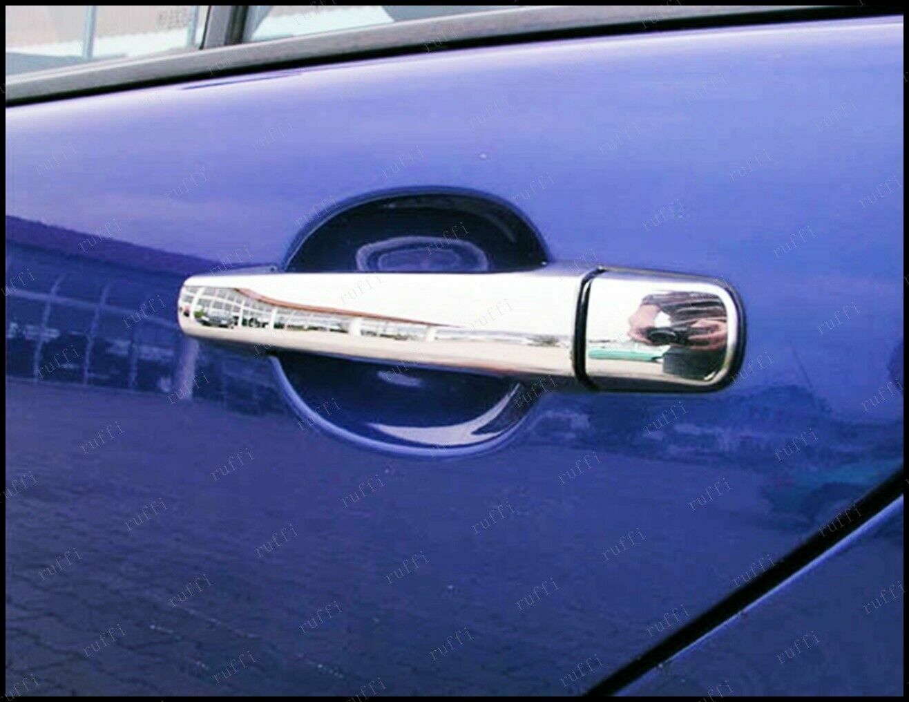 CROMATURA MANIGLIE 4 PORTE MERCEDES ML W163 1998-2005 INOX ADESIVO 0032 AUTOELEGANCERICAMBI