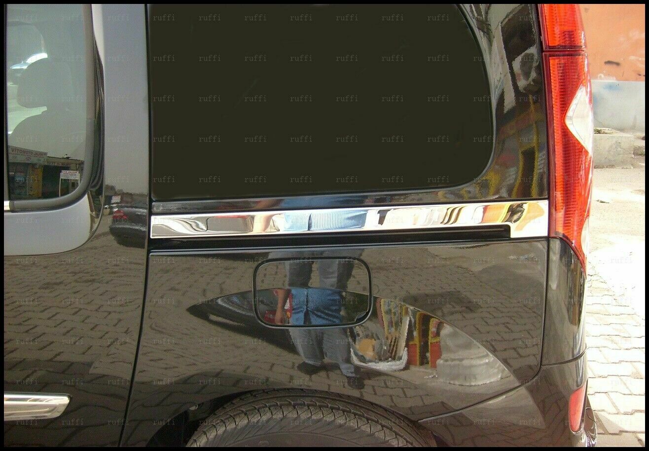 CROMATURA FASCE PORTIERA SCORREVOLE 2PZ MERCEDES CITAN 2012+ INOX ADESIVO 0032 AUTOELEGANCERICAMBI
