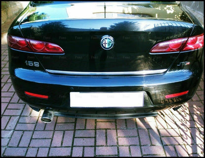 CROMATURA BAGAGLIAIO ALFA ROMEO 159 2005+ ACCIAIO INOX ADESIVO 0032 AUTOELEGANCERICAMBI