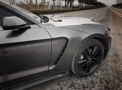 FORD MUSTANG 2015-2017 PARAFAGHI LATERALI DESIGN GT350 CON PRESA D'ARIA