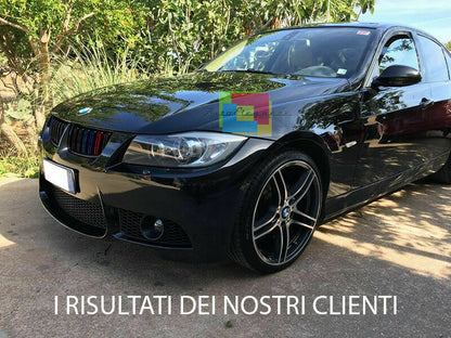 BLACK M3 DOUBLE BLADE FRONT GRILLE BMW 3 SERIES E90 E91 2005-2008 3 COLORS
