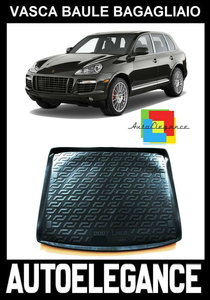 TRUNK MAT RUBBER CARPET SUPERGRIP PORSCHE CAYENNE 2002-2010 -AT-