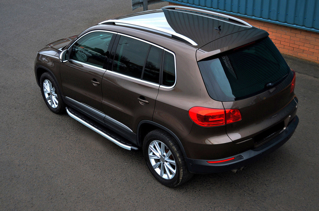 VW TIGUAN 2007-2015 SIDE STEPS UNDER DOOR CHROME PROFILE