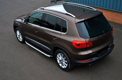 VW TIGUAN 2007-2015 SIDE STEPS UNDER DOOR CHROME PROFILE