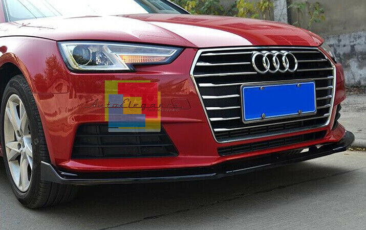 AUDI A4 B9 2015 AL 2018 LIP SPOILER SOTTO PARAURTI ANTERIORE LOOK RS4 S4 - ABS AUTOELEGANCERICAMBI